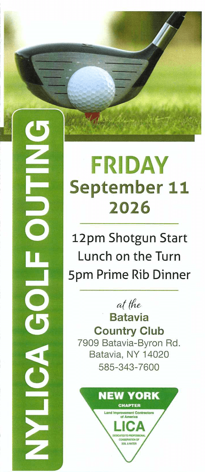 2026 NYLICA 13th Golf Outing Brochure